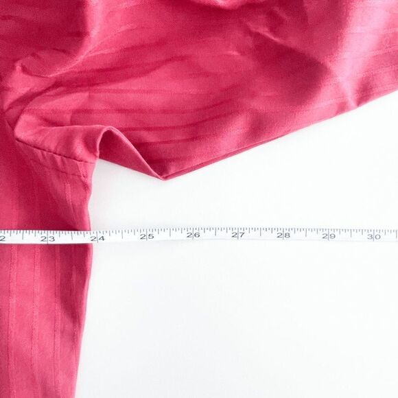 Wrangler Mens Long Sleeve Western Pearl Snap Up Front Red Tall Large NWT - Picture 4 of 9